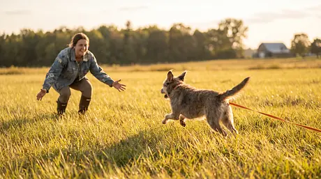 Betrouwbare terugkeer: leer je hond om terug te komen