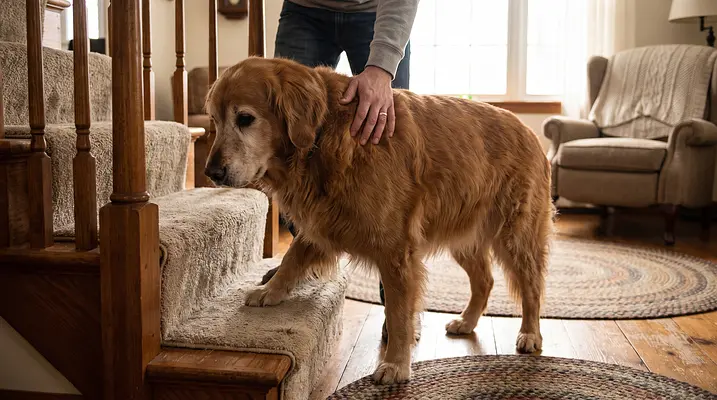 Cuidados del perro mayor: artritis, dieta y comodidad